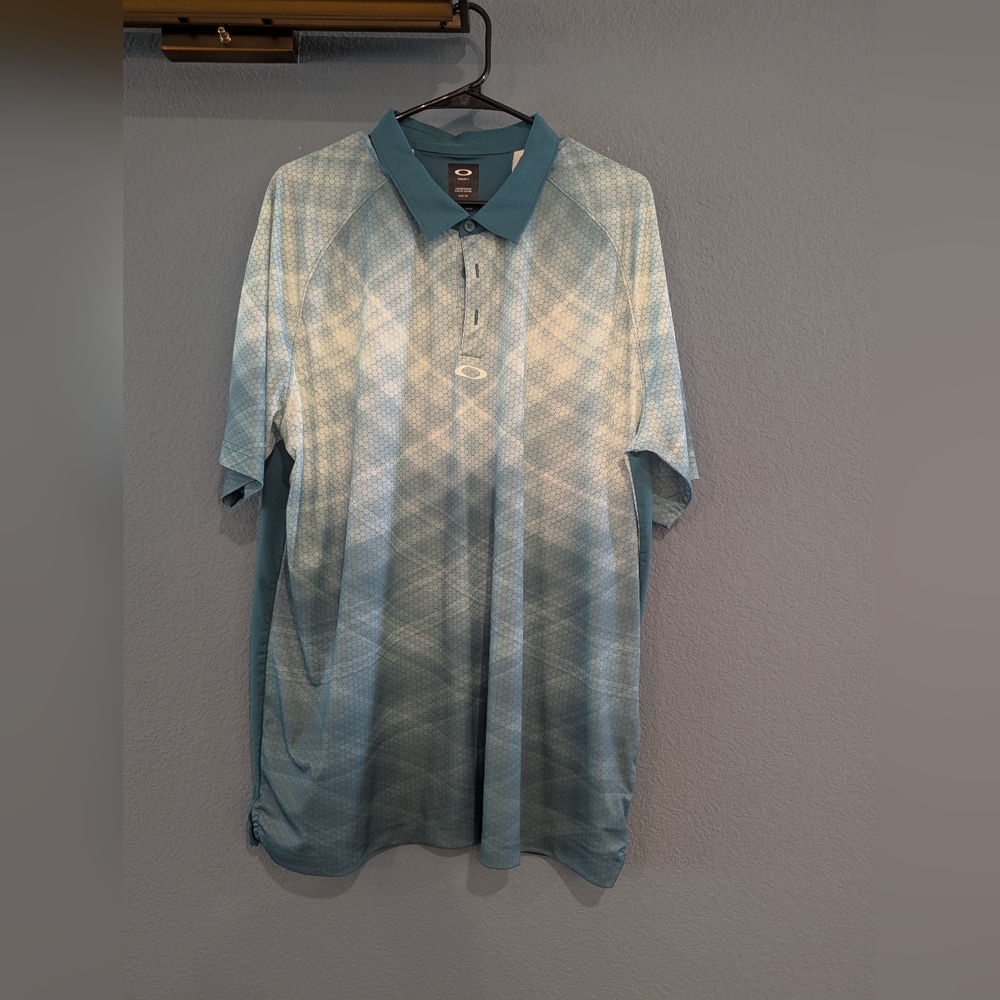 Oakley Blue Men's polo Shirt